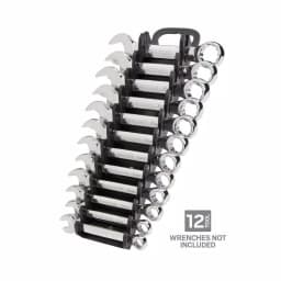 TEKTON 12-Tool Store-and-Go Stubby Wrench Rack Keeper, Black thumbnail 7