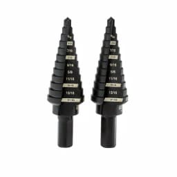 Milwaukee #4 Step Drill Bit, 3/16 in. - 7/8 in. x 1/16 in., 2-Pack thumbnail 1