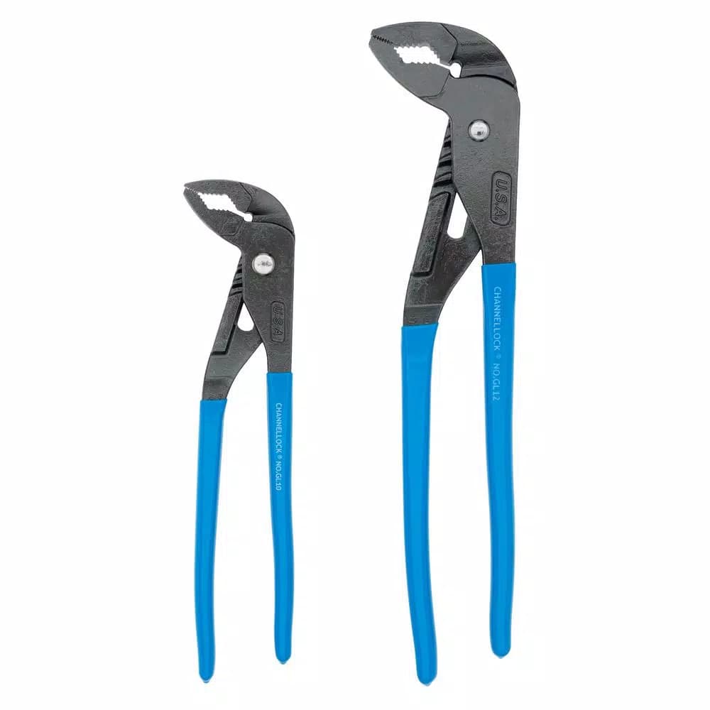 CHANNELLOCK GripLock Tongue and Groove Pliers 2-Piece Gift Set, 12.5 in. and 9.5 in.