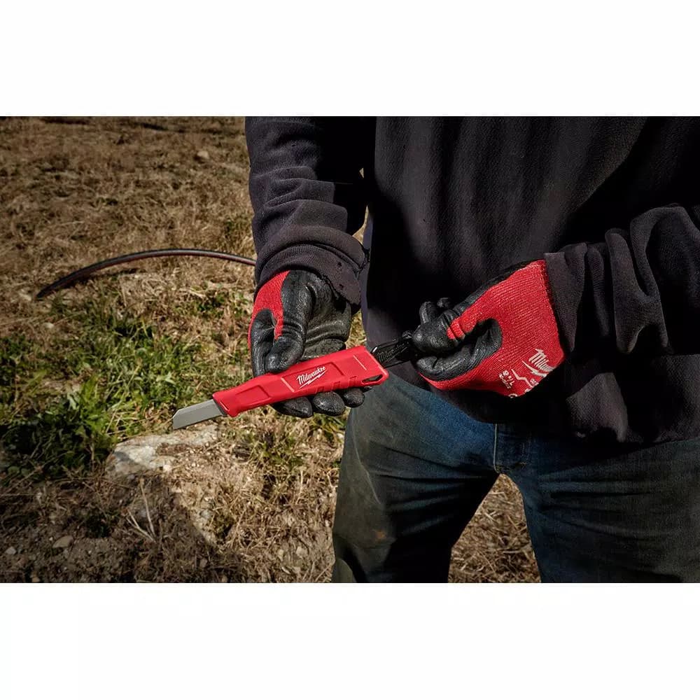 Milwaukee Lineman's Underground Knife with Stainless Steel Spear Point Blade