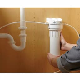 GE Single Stage Under-Counter Water Filtration System, Carbon Spun-Fiber thumbnail 2