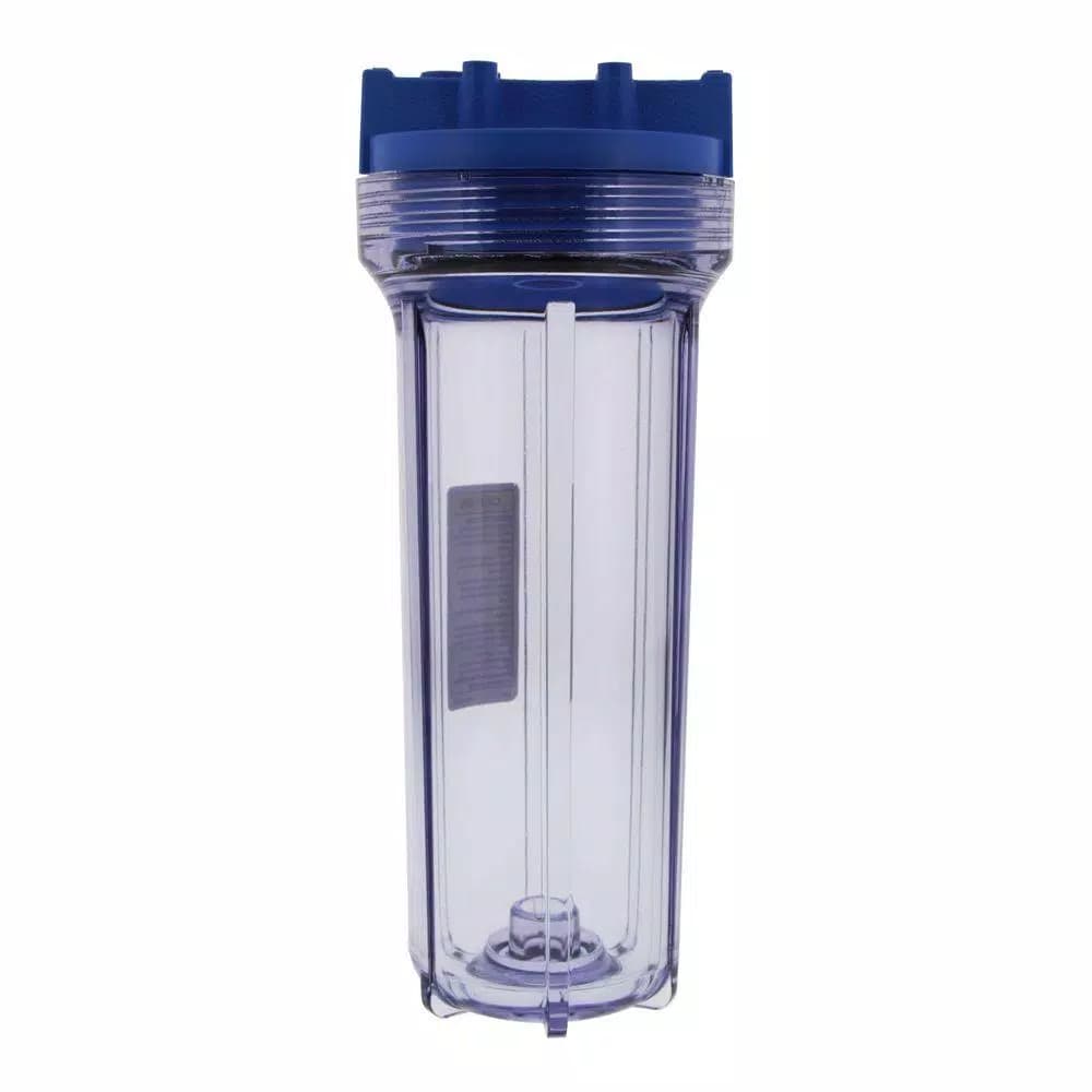Pentek 158008 Slim Line 10 in. Clear Water Filter Housing, 3/8 in. NPT