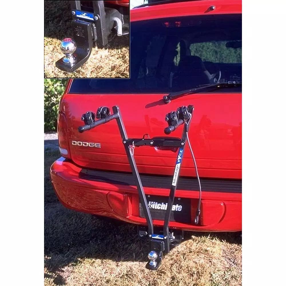 Advantage SportsRack V-Rack 2-Bike Hitch Carrier with Locking V-Design and Steel Construction