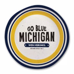 Magnolia Lane Michigan NCAA Officially Licensed 13.5 in. Melamine Serving Bowl thumbnail 1