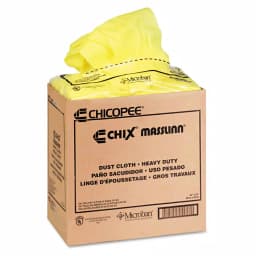 Chix Yellow Masslinn Dust Cloths, 24 in. x 24 in., Mineral-Oil Treated with Microban Antimicrobial Protection (100-Pack) thumbnail 2