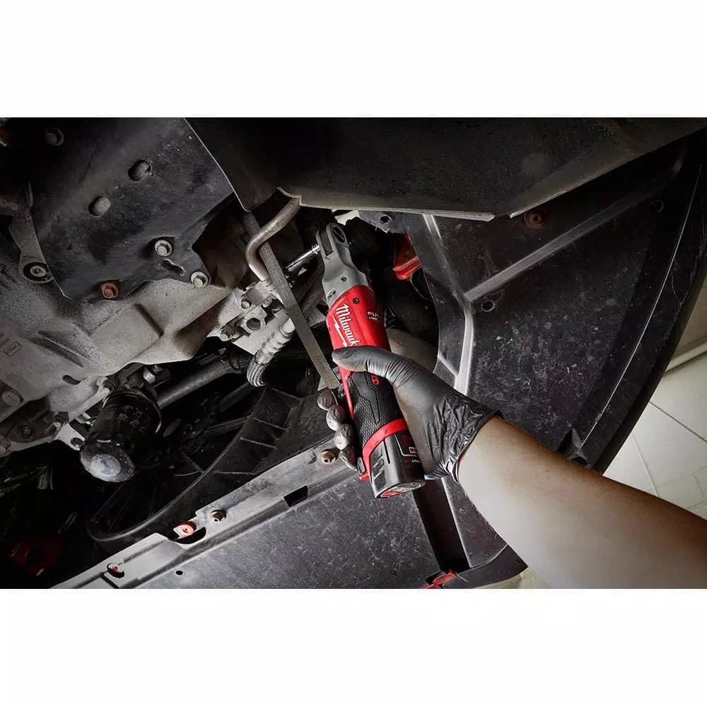 Milwaukee M12 12V Cordless Sub-Compact Band Saw and 3/8 in. FUEL Ratchet Combo Kit with 2.0Ah Battery and Charger
