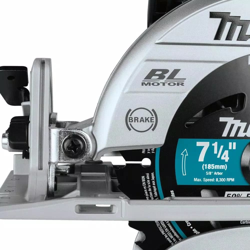 Makita 18V X2 LXT Brushless 7-1/4 in. Rear Handle Circular Saw Kit with (2) 5.0 Ah Batteries & Charger