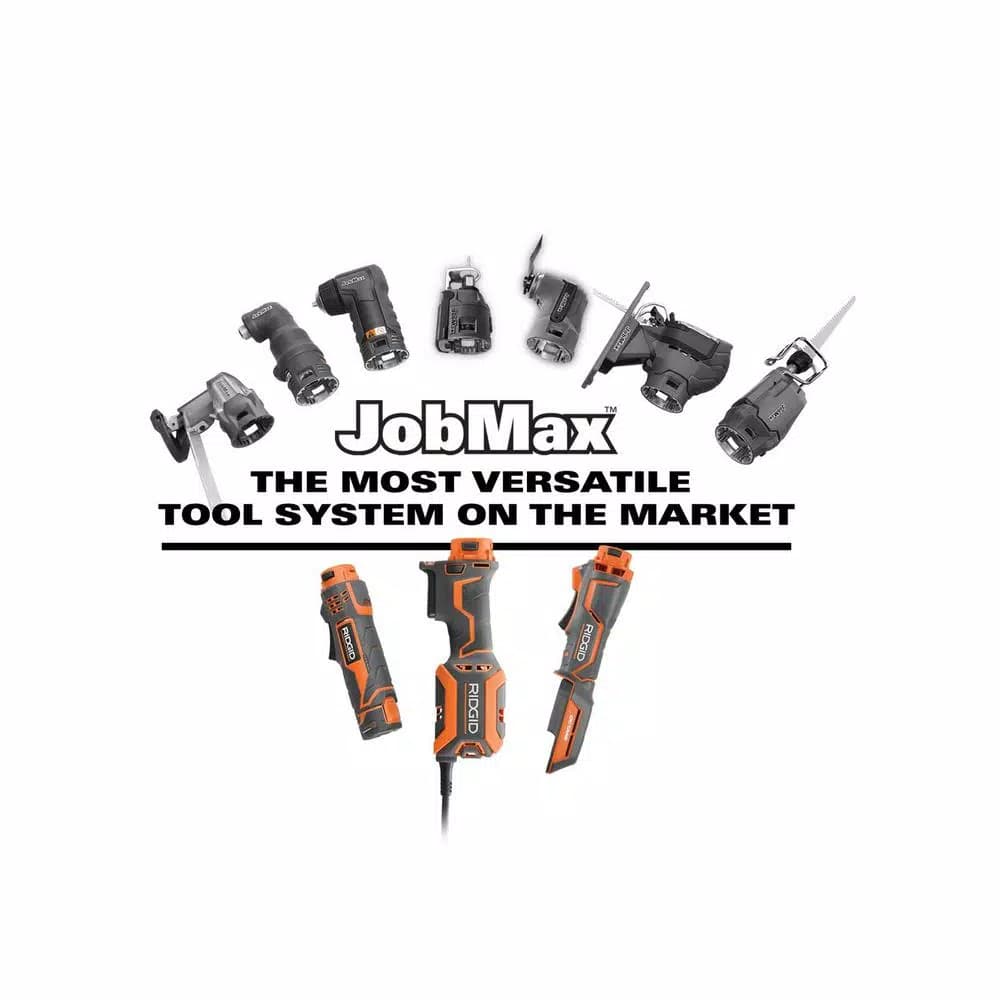 RIDGID 18V OCTANE Brushless JobMax Cordless Multi-Tool with Tool-Free Head