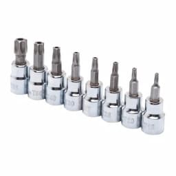 Husky 3/8 in. Drive Tamper Proof Torx Bit Socket Set, 8-Piece thumbnail 1