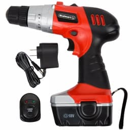 Stalwart 18V Cordless Drill/Driver Kit with 2 Ah Battery and Charger, 3/8 in. Keyless Chuck thumbnail 1