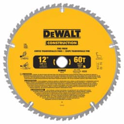 DEWALT 12 in. 15 Amp Double-Bevel Sliding Compound Miter Saw with 60T Fine Finish Blade thumbnail 3
