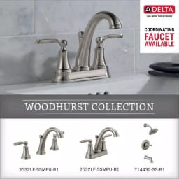 Delta Woodhurst 24 in. Stainless Steel Towel Bar, Zinc Die Cast Construction thumbnail 3
