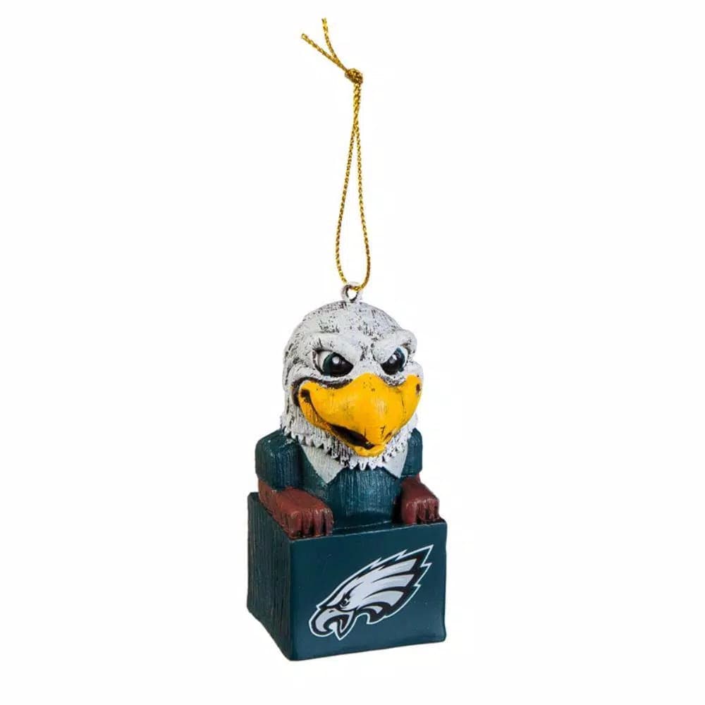 Team Sports America Philadelphia Eagles NFL Mascot Tiki Totem Christmas Ornament
