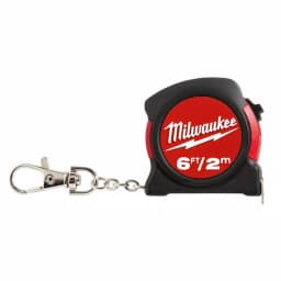 Milwaukee 6 ft. Keychain Tape Measure with Nylon Coated Blade thumbnail 1