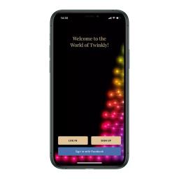 Unbranded Twinkly Spritzer 200-Count Multi-Color LED String Lights with Bluetooth and Wi-Fi thumbnail 3