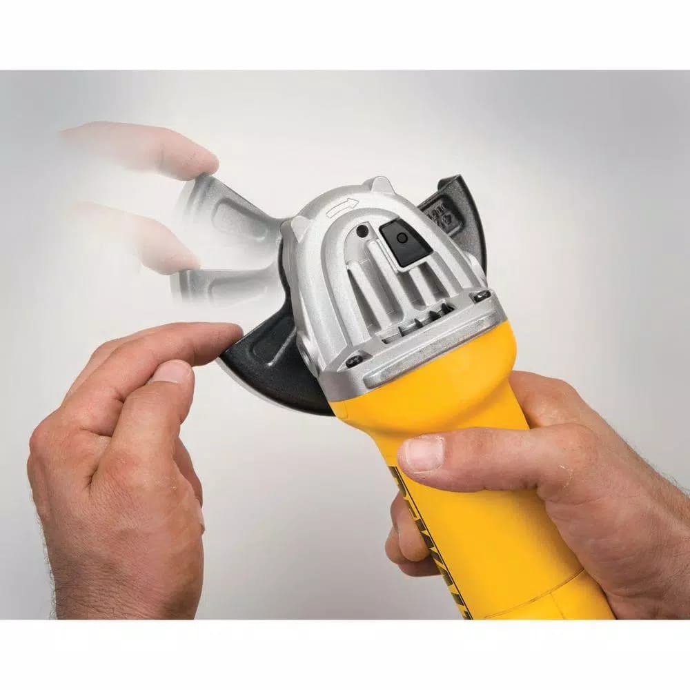 DEWALT DWE402 4-1/2 in. 11 Amp Corded Small Angle Grinder, 11,000 RPM