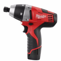 Milwaukee 2455-22 M12 12V Lithium-Ion Cordless 1/4 in. Hex No-Hub Driver Kit with (2) 1.5Ah Batteries & Hard Case thumbnail 4