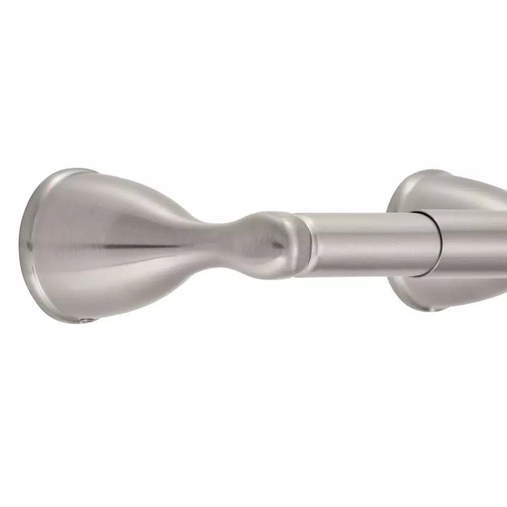 Glacier Bay Builders Double Post Toilet Paper Holder, Brushed Nickel