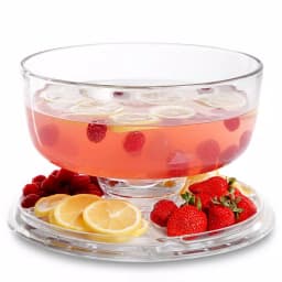 Gibson Home Great Foundations 12-in Clear Glass Cake Stand with Pedestal and Dome Lid thumbnail 8