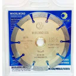Whirlwind USA 5 in. Segmented Diamond Blade for Concrete, Stone, Brick, and Masonry thumbnail 4