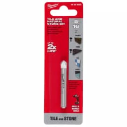 Milwaukee 5/16 in. Carbide Tipped Masonry Drill Bit for Tile, Stone, Granite, and Glass thumbnail 5