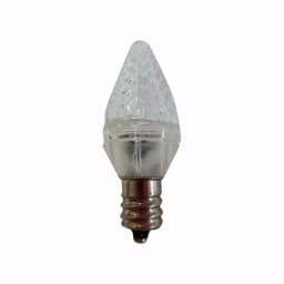 Unbranded C7 Warm White LED Light Bulbs, Super Bright Faceted, Indoor/Outdoor, 25 Pack thumbnail 1