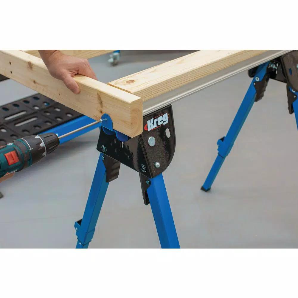 Unbranded Kreg Track Horse Multi-Use Work Station and Sawhorse