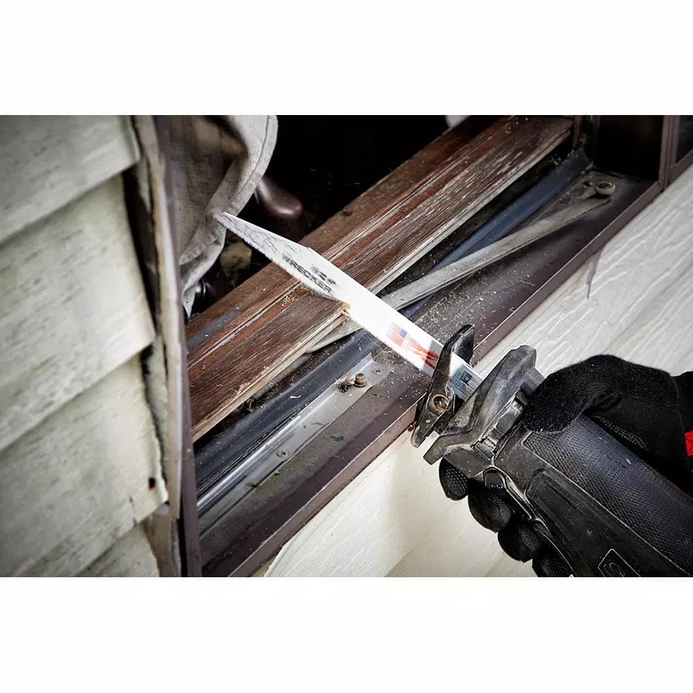 Milwaukee Torch 9 in. Wrecker Multi-Material Demolition Reciprocating Saw Blades, 7/11 TPI (10-Pack)
