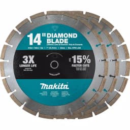 Makita 14 in. Segmented Rim Diamond Blade for General Purpose Masonry (3-Pack) thumbnail 1