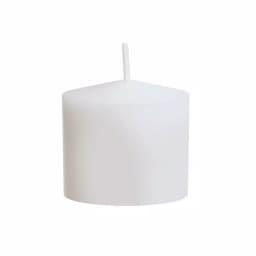 LUMABASE 72-Count White Unscented Votive Candles, 10-Hour Burn Time, Paraffin Wax thumbnail 1