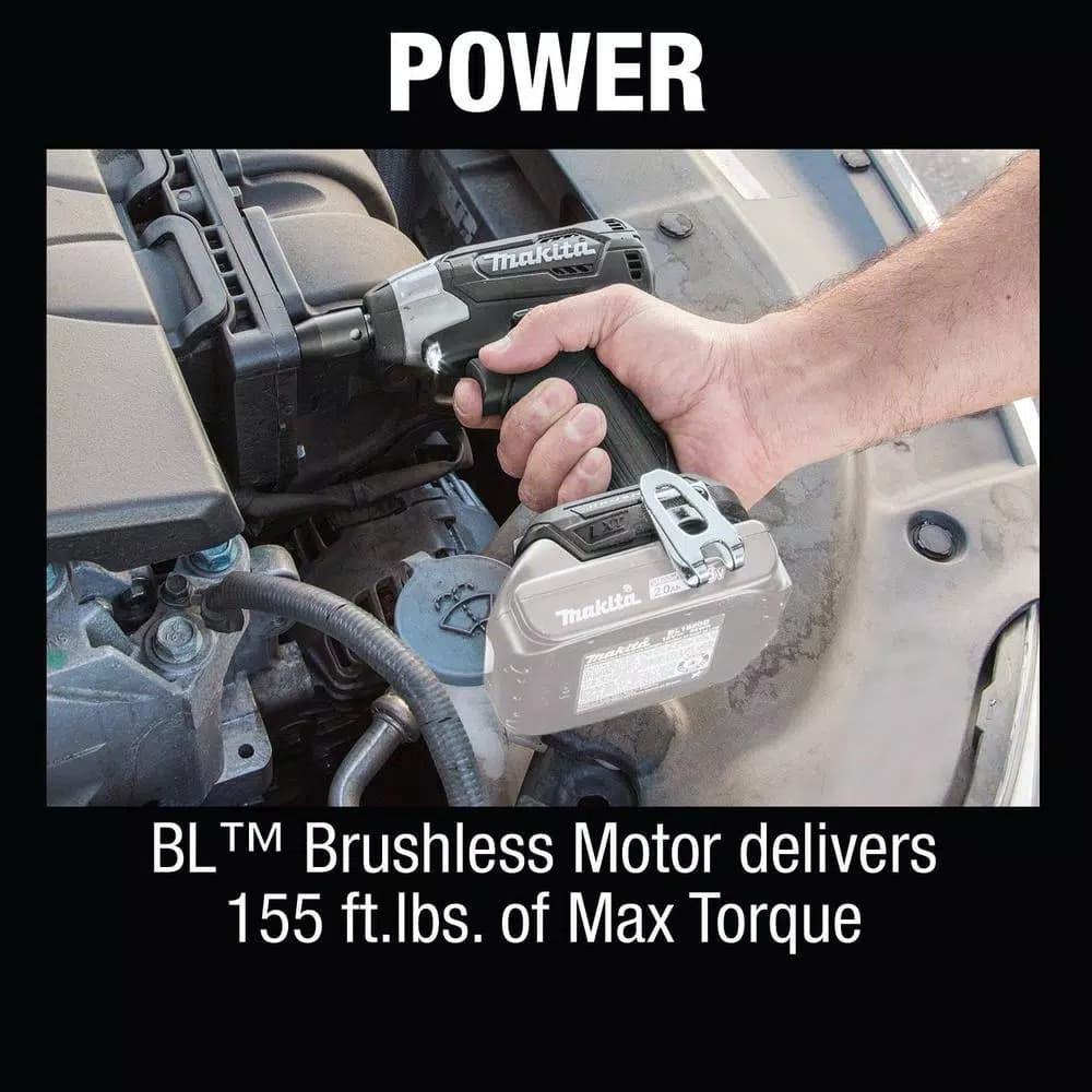 Makita 18V LXT Sub-Compact Brushless 1/2 in. Square Drive Impact Wrench (Tool-Only)