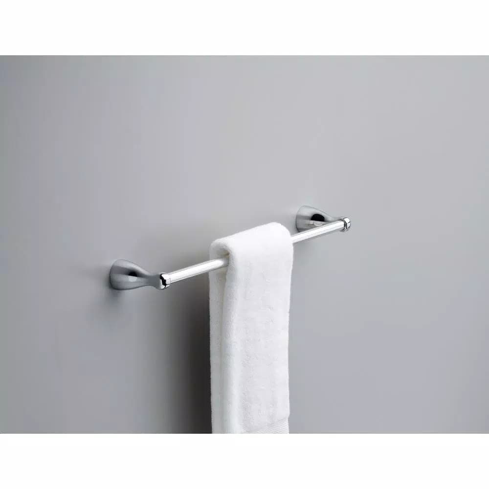 Delta Foundations 18 in. Single Towel Bar in Polished Chrome