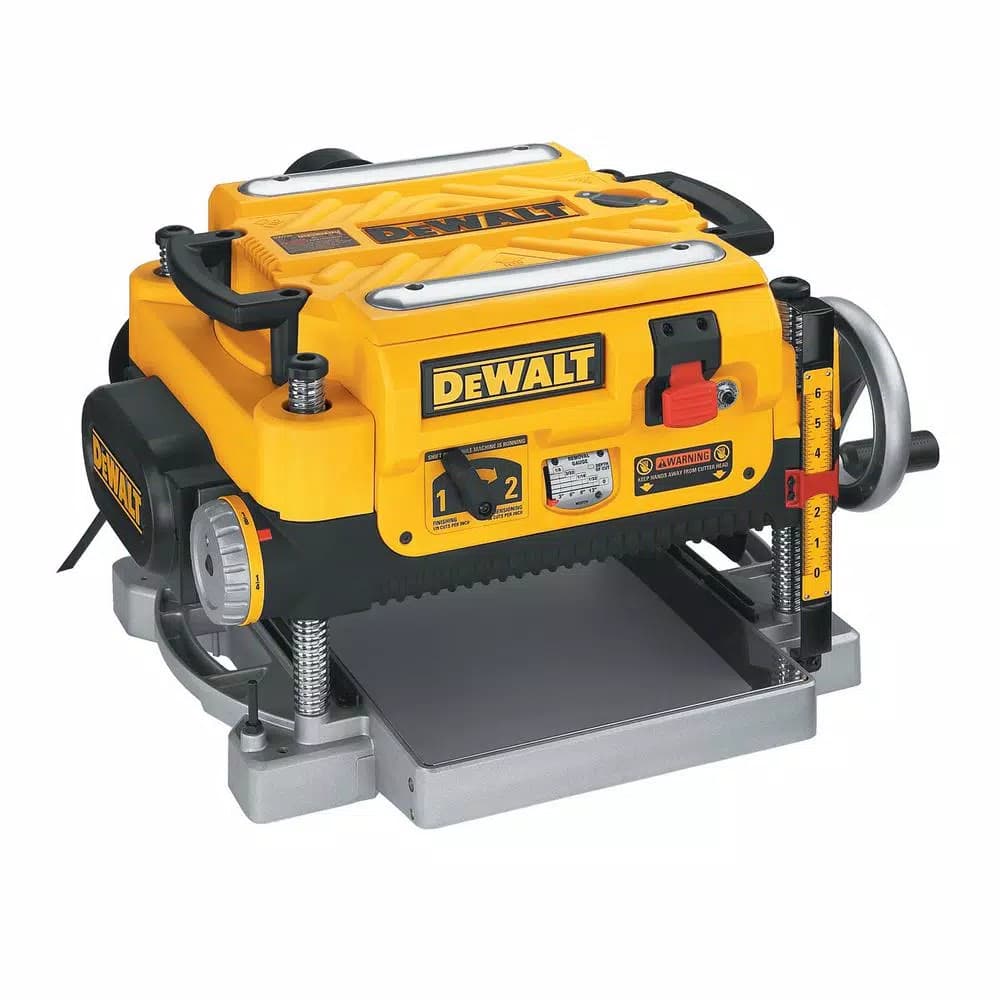 DEWALT 13 in. Heavy-Duty 2-Speed Thickness Planer with Stand and Tables