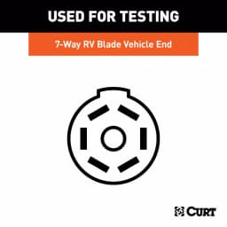 CURT 7-Way RV Blade Connector Tester for Trailer Wiring thumbnail 7