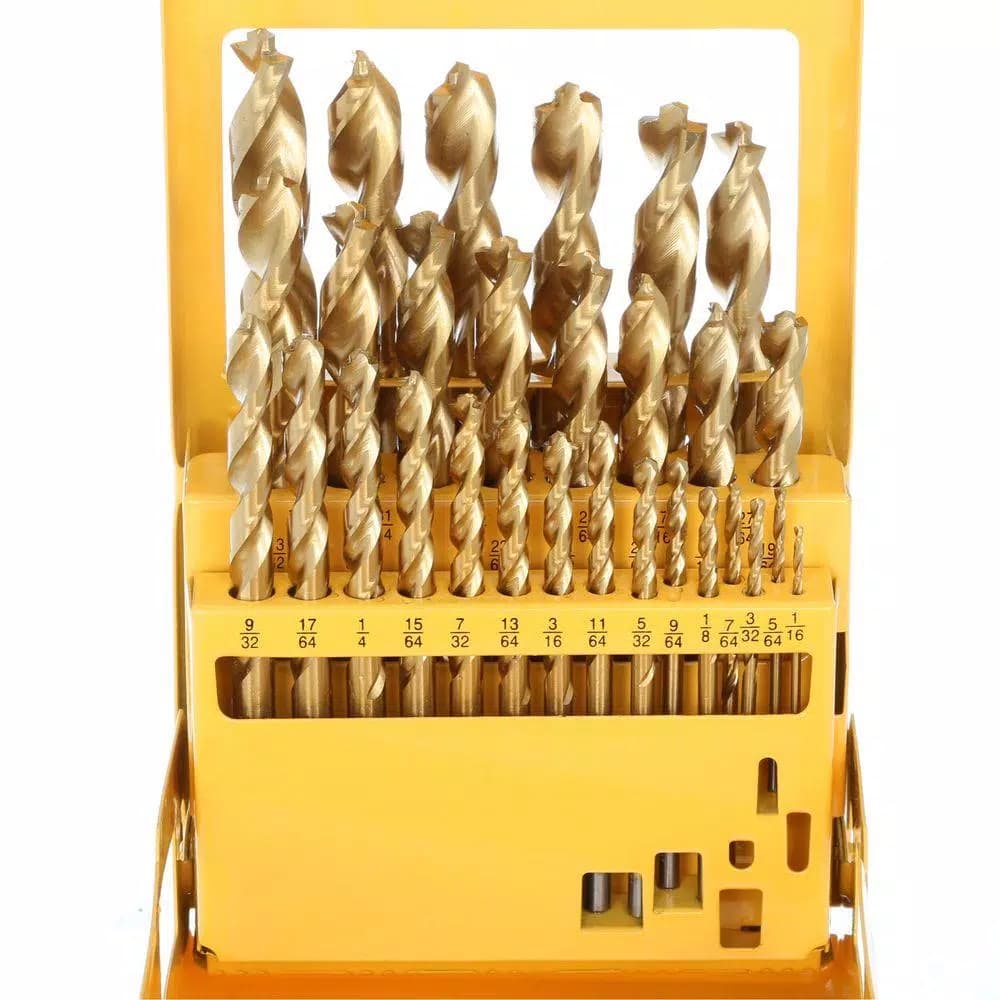 DEWALT 29-Piece Titanium Pilot Point Twist Drill Bit Set