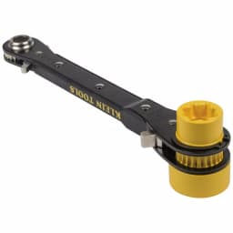 Klein Tools Heavy-Duty 6-in-1 Ratcheting Lineman's Wrench thumbnail 1