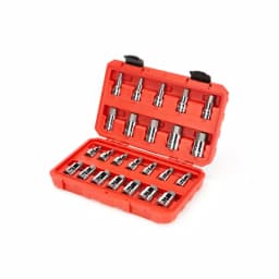 TEKTON 1/2 in. Drive Hex Bit Socket Set, 24-Piece SAE and Metric thumbnail 2