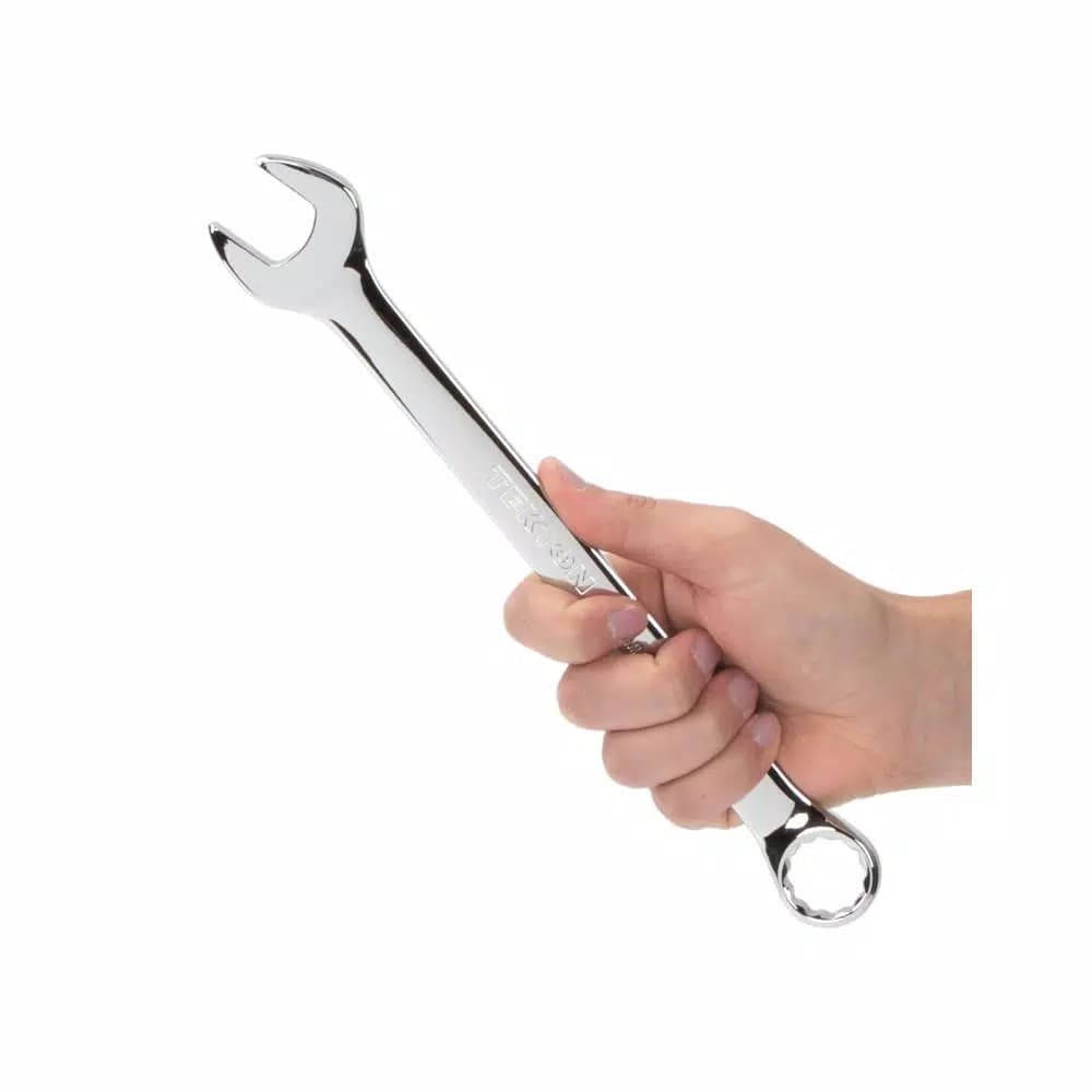 TEKTON 22 mm Combination Wrench, 12-Point Box End, Chrome Vanadium Steel