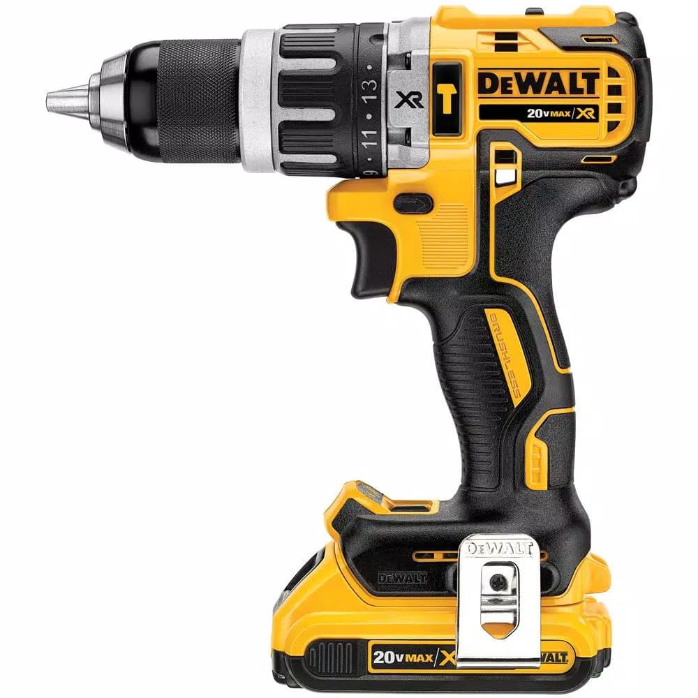 DEWALT 20V MAX XR Brushless Hammer Drill and Impact Driver Combo Kit with Bonus Reciprocating Saw