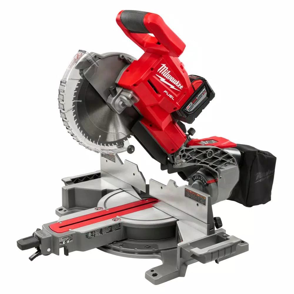 Milwaukee M18 FUEL 10 in. Dual Bevel Sliding Compound Miter Saw Kit with 9.0 Ah Battery