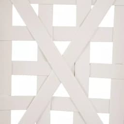 Glitzhome 30 in. H x 24 in. W White Wooden Tobacco Basket Wall Decor thumbnail 2