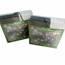 Starlite Creations 9 ft. Red LED Ultra Slim Wire String Lights, 36-Light Battery Operated (Bundle of 2) thumbnail 3