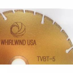 Whirlwind USA 5 in. Segmented Diamond Blade for Metal and Plastic Cutting thumbnail 2