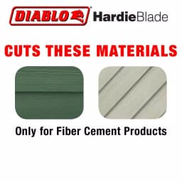 Diablo 7-1/4 in. 4-Tooth Polycrystalline Diamond (PCD) Tipped Fiber Cement Saw Blade thumbnail 8