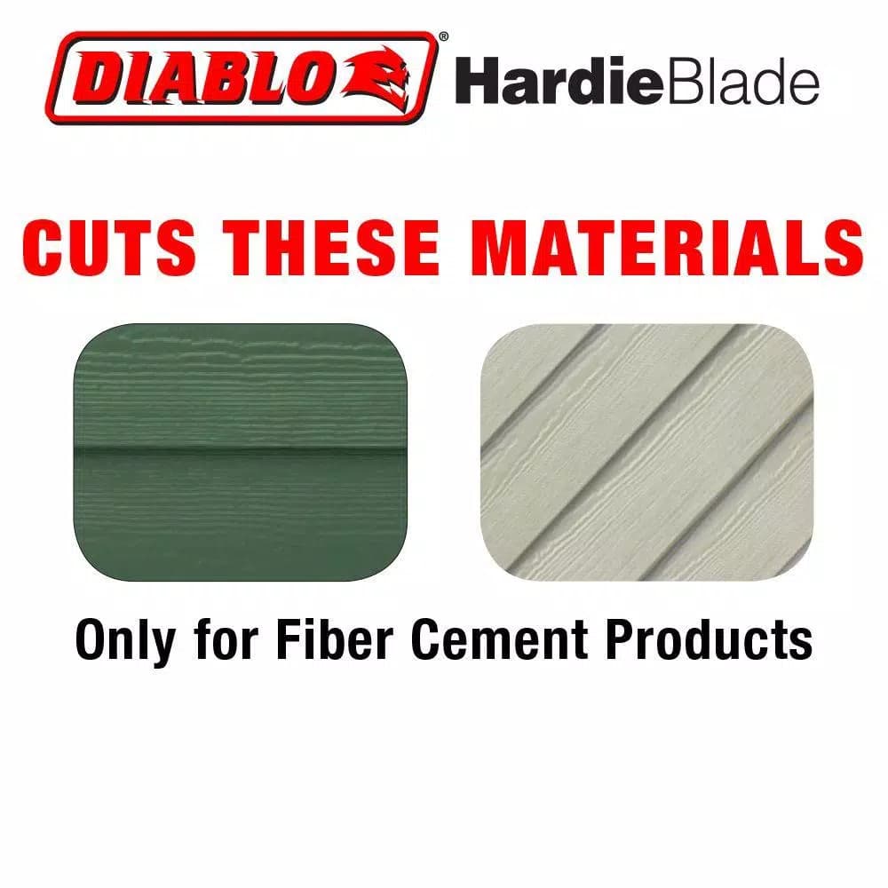 Diablo 7-1/4 in. 4-Tooth Polycrystalline Diamond (PCD) Tipped Fiber Cement Saw Blade