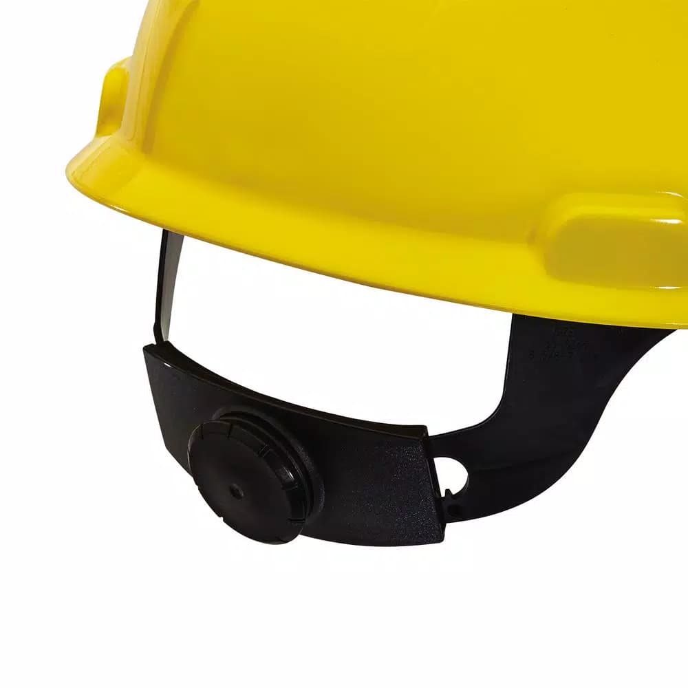 3M Non-Vented Hard Hat with 4-Point Ratchet Adjustment, Yellow