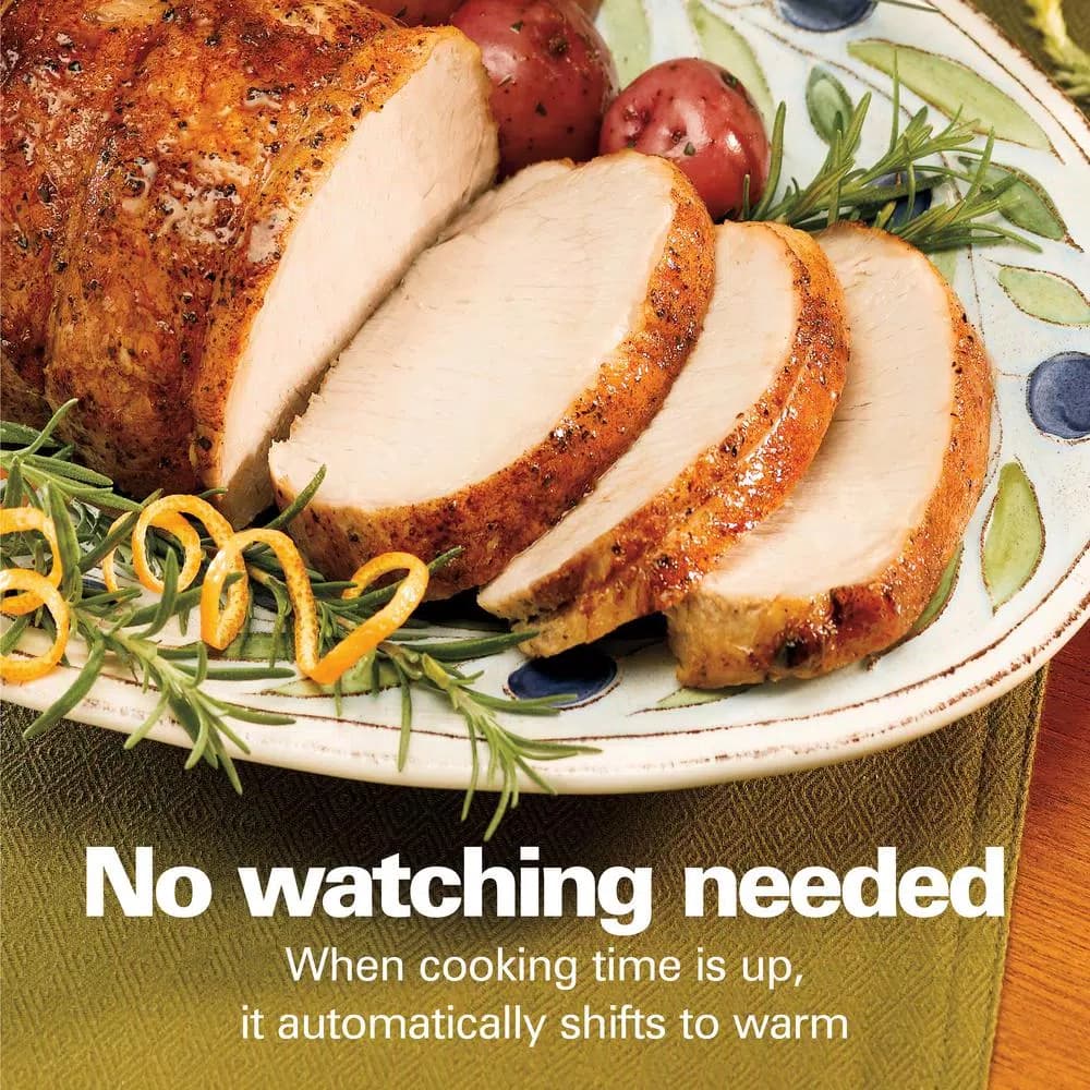 Hamilton Beach 6 Qt. Stovetop Sear and Cook Programmable Slow Cooker, Stainless Steel