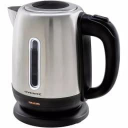 Ovente 1.2L Stainless Steel Electric Kettle, 1100W BPA-Free Rapid Boil Kettle with Auto Shut-Off thumbnail 1
