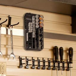 Stalwart Battery Organizer Caddy with Integrated Battery Tester - Holds 68 Batteries thumbnail 2