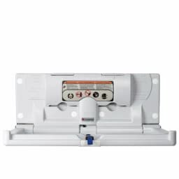 Foundations Horizontal Surface Mount Baby Changing Station, Light Gray thumbnail 3
